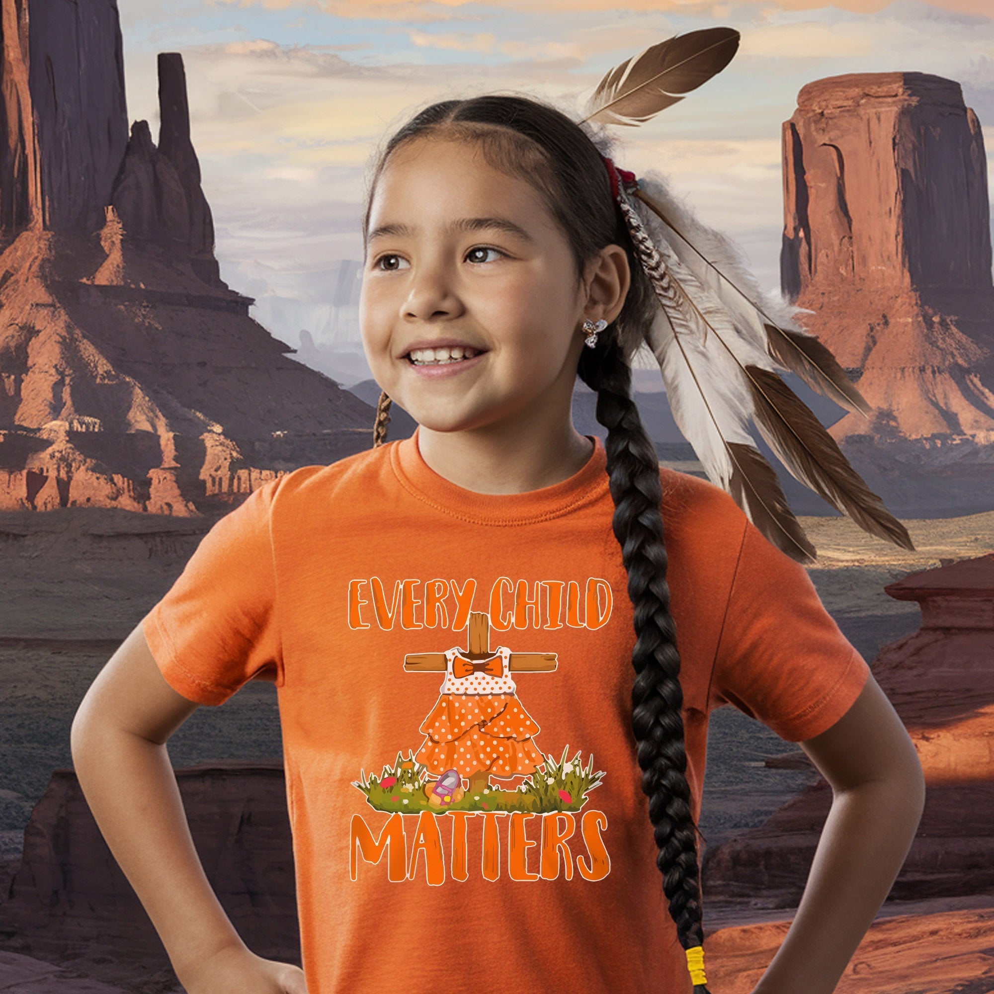 Every Child Matters Pine Tree Orange For Orange Day Unisex T-shirt/Hoodie/Sweatshirt