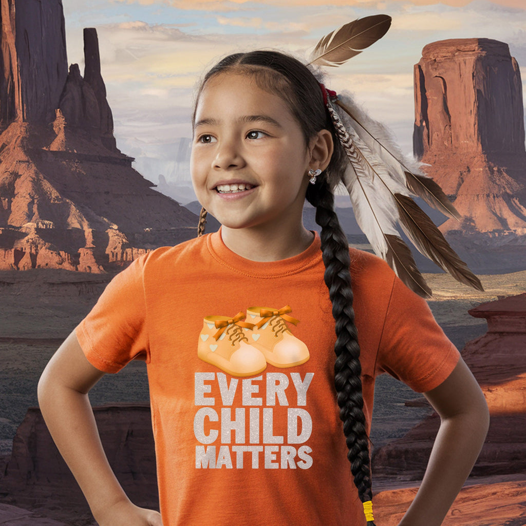 Every Child Matters Shoes Orange For Orange Shirt Day Unisex T-shirt/Hoodie/Sweatshirt
