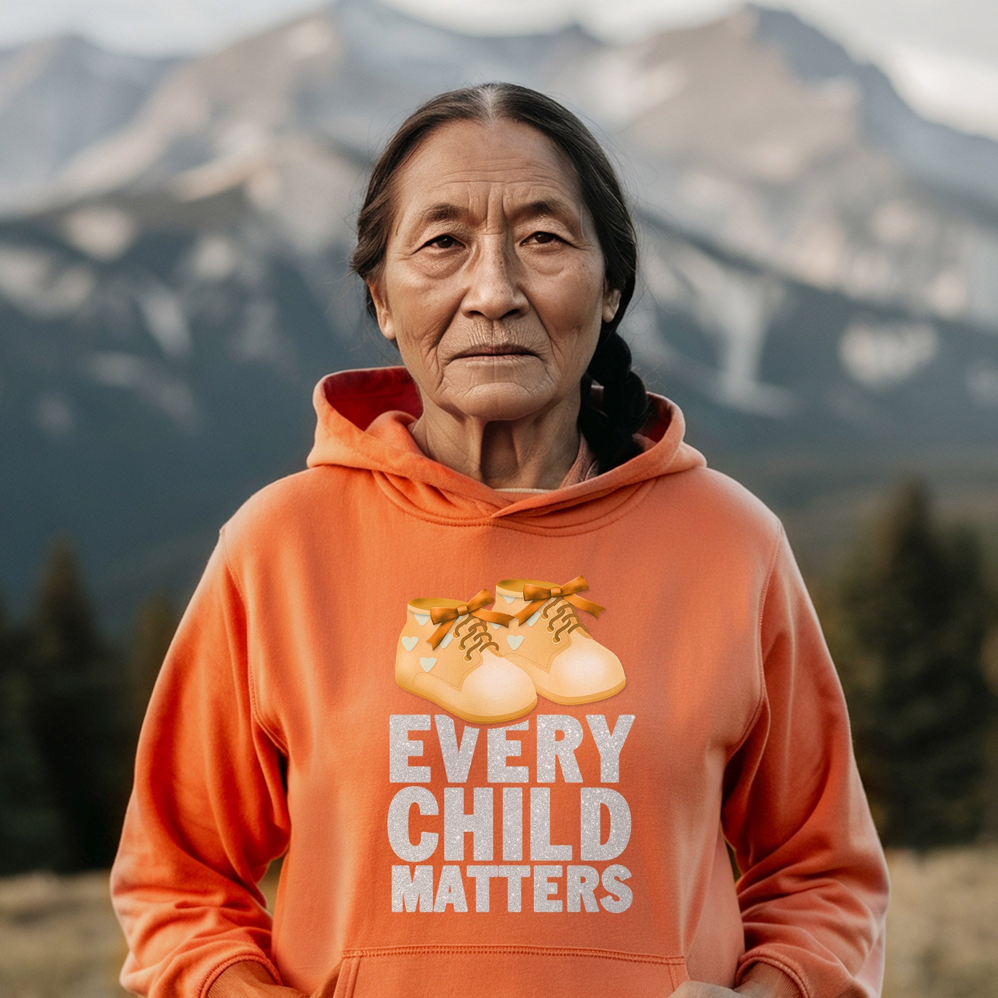 Every Child Matters Shoes Orange For Orange Shirt Day Unisex T-shirt/Hoodie/Sweatshirt