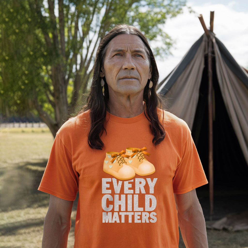 Every Child Matters Shoes Orange For Orange Shirt Day Unisex T-shirt/Hoodie/Sweatshirt