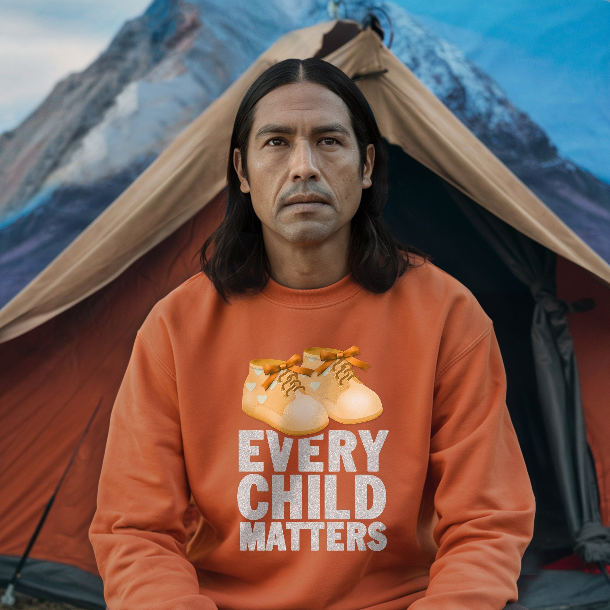 Every Child Matters Shoes Orange For Orange Shirt Day Unisex T-shirt/Hoodie/Sweatshirt