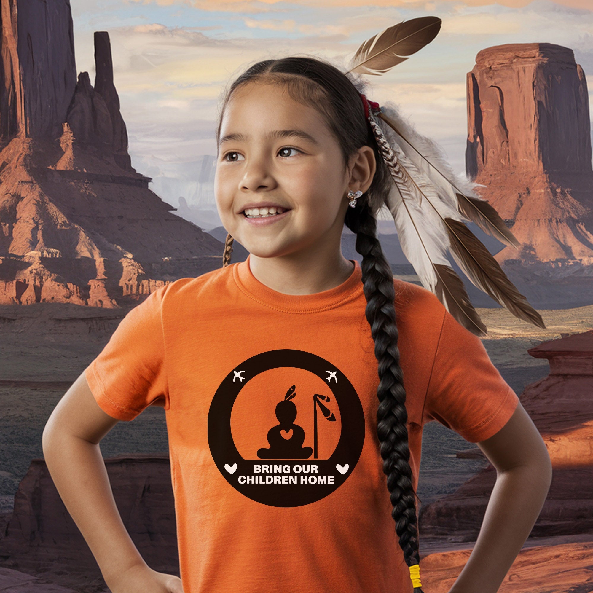 Every Child Matters Bring Our Children Home Circle For Orange Day Unisex T-shirt/Hoodie/Sweatshirt