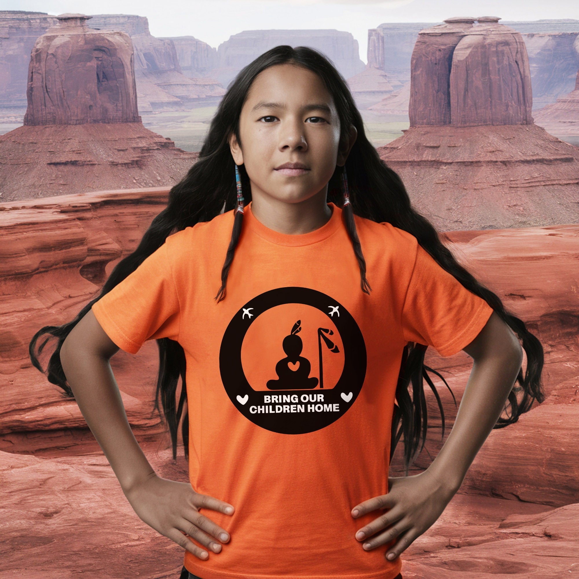 Every Child Matters Bring Our Children Home Circle For Orange Day Unisex T-shirt/Hoodie/Sweatshirt