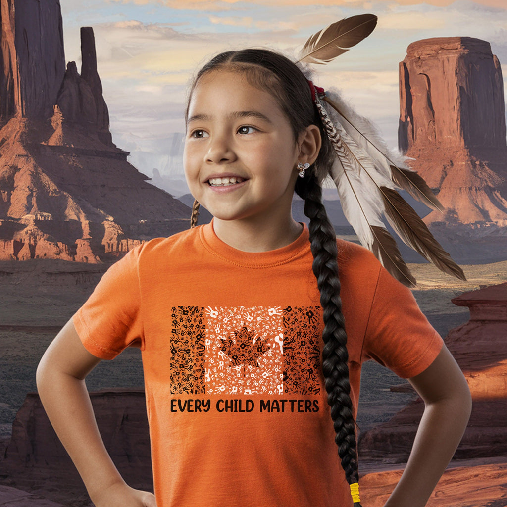 Every Child Matters Canada Flag For Orange Day Unisex T-shirt/Hoodie/Sweatshirt