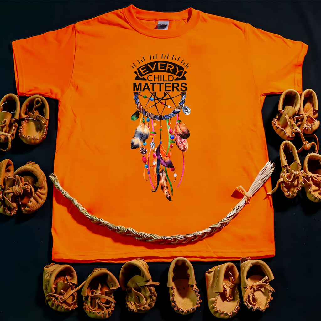 Every Child Matters Dreamcatcher Orange Shirt Day Unisex T-shirt/Hoodie/Sweatshirt