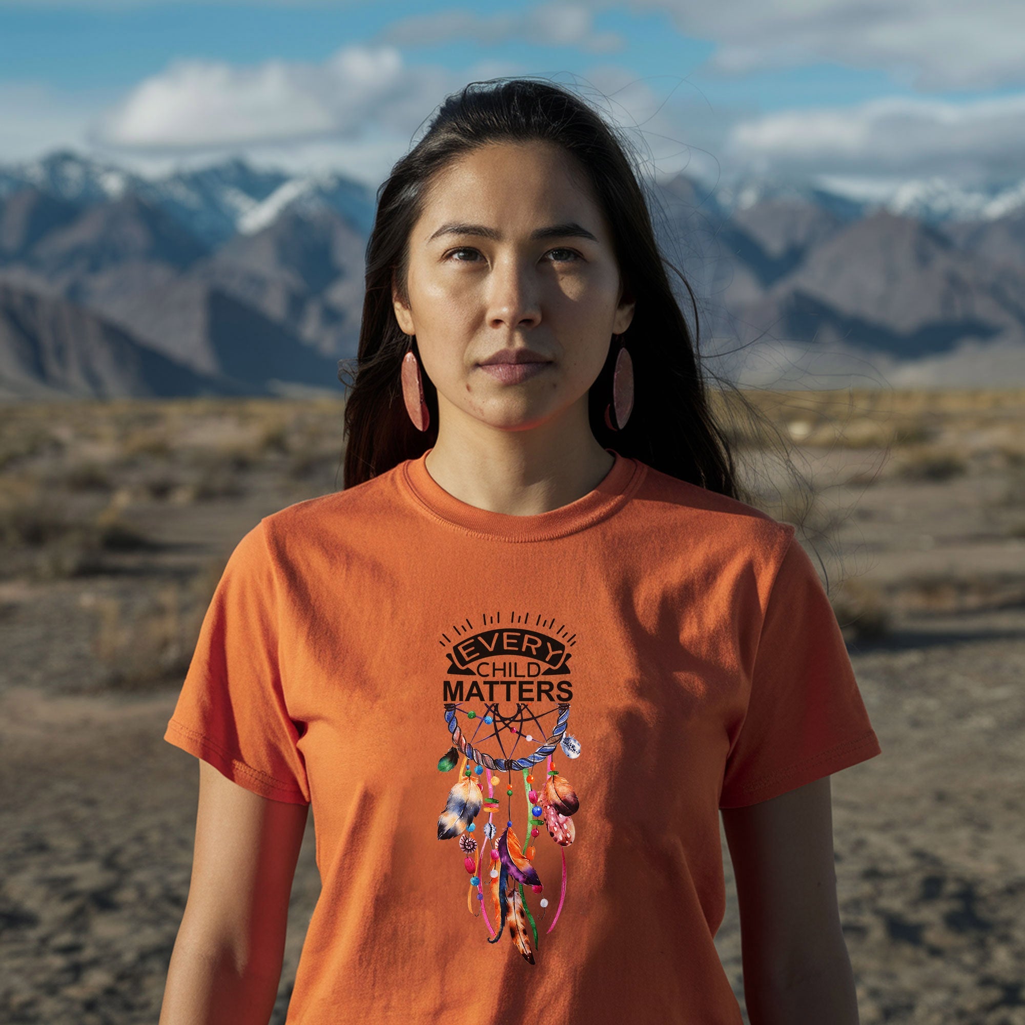 Every Child Matters Dreamcatcher Orange Shirt Day Unisex T-shirt/Hoodie/Sweatshirt