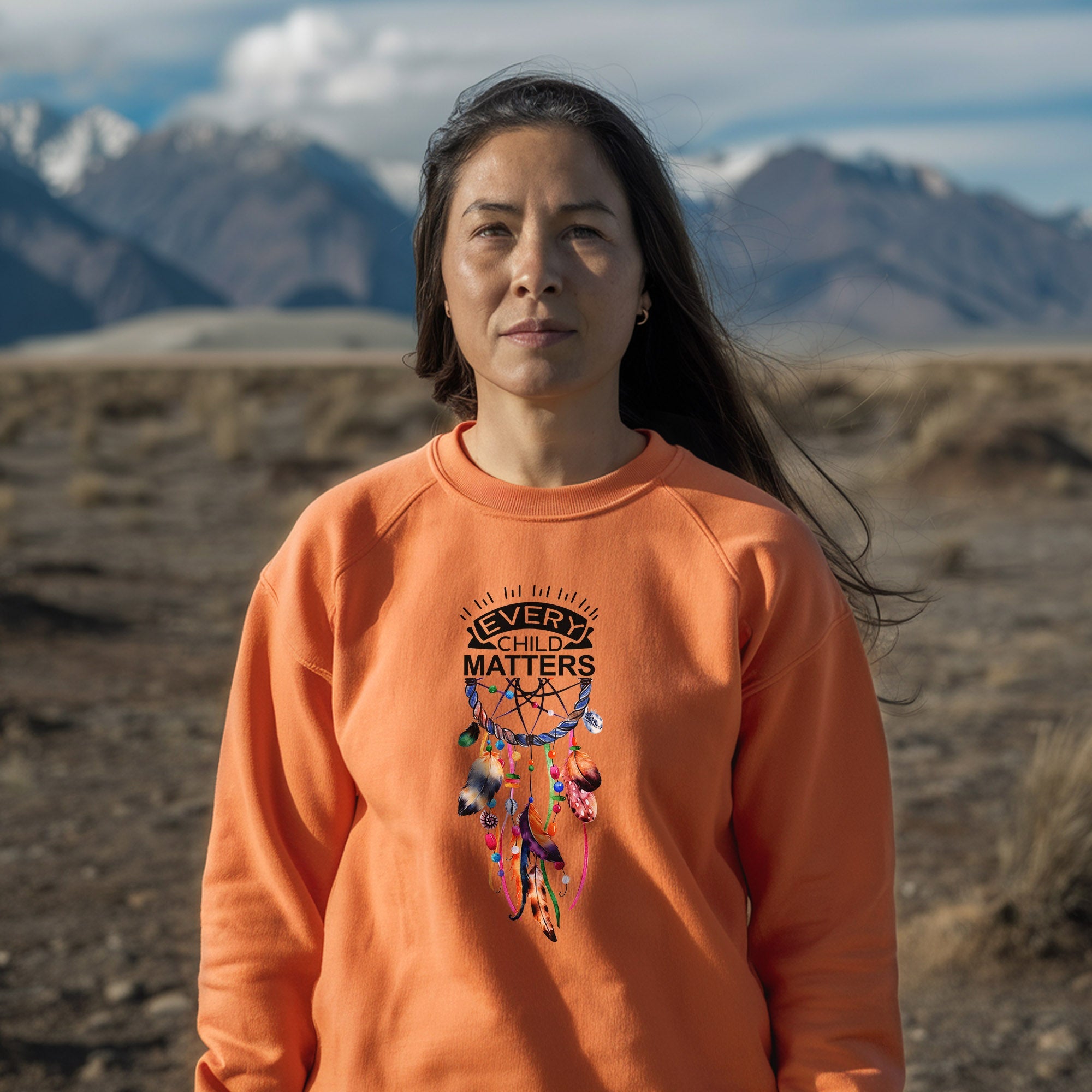 Every Child Matters Dreamcatcher Orange Shirt Day Unisex T-shirt/Hoodie/Sweatshirt