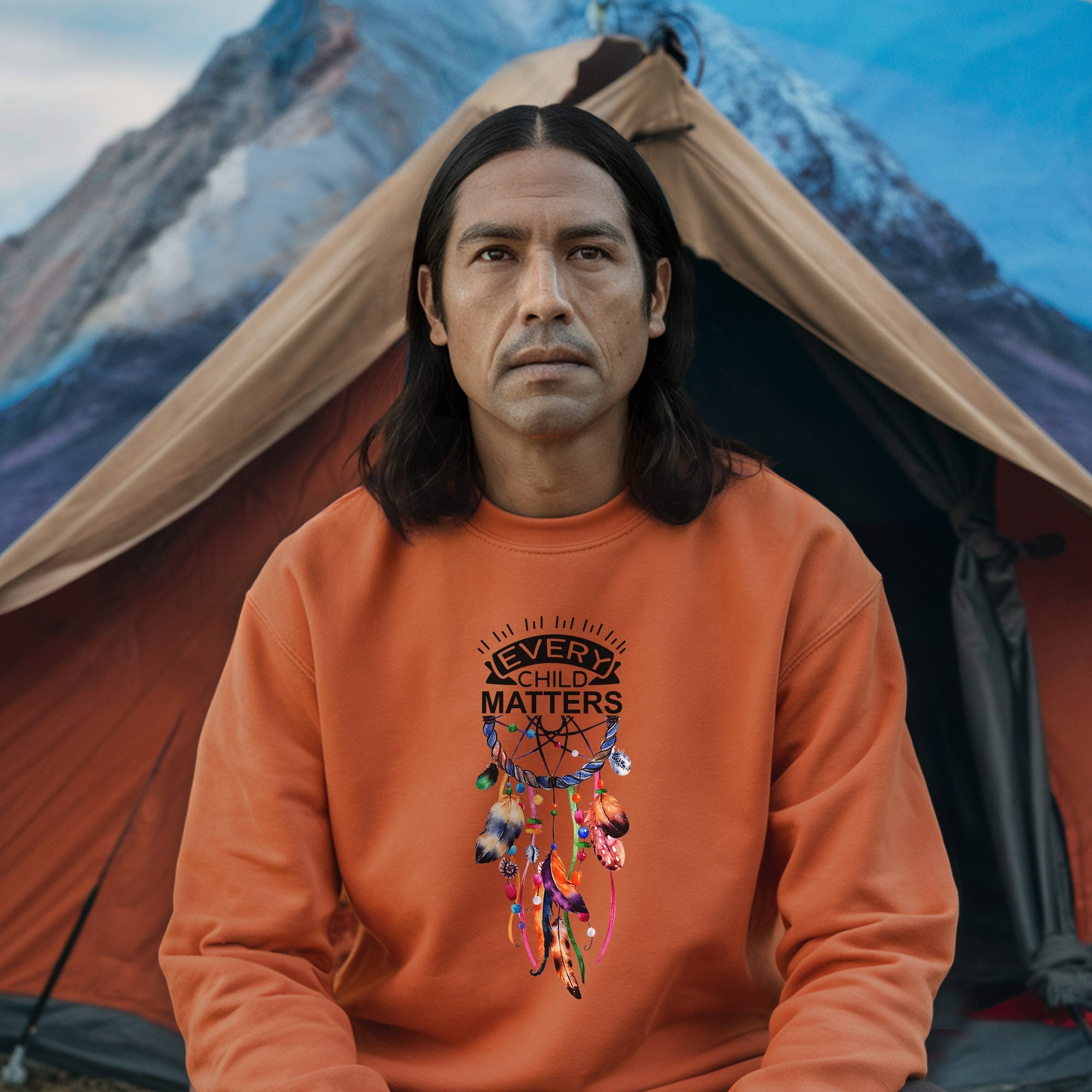 Every Child Matters Dreamcatcher Orange Shirt Day Unisex T-shirt/Hoodie/Sweatshirt