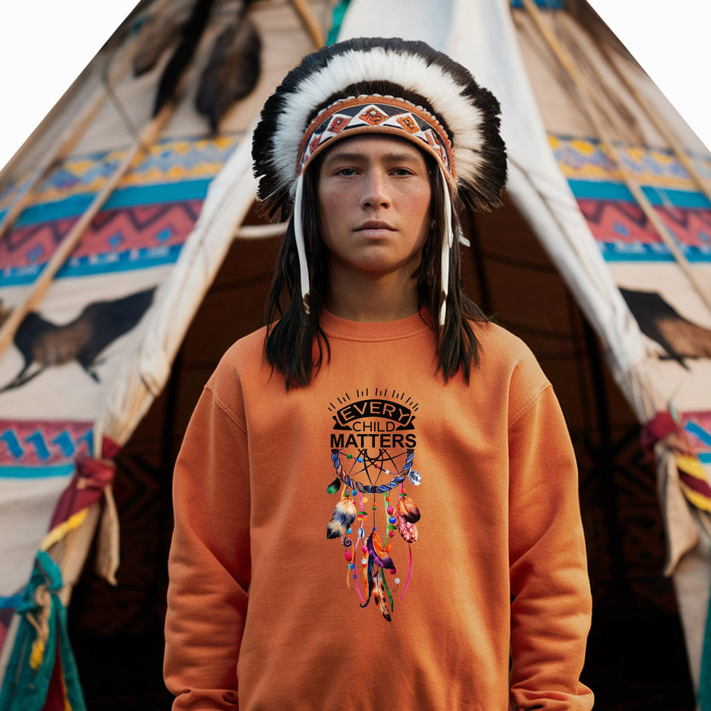 Every Child Matters Dreamcatcher Orange Shirt Day Unisex T-shirt/Hoodie/Sweatshirt