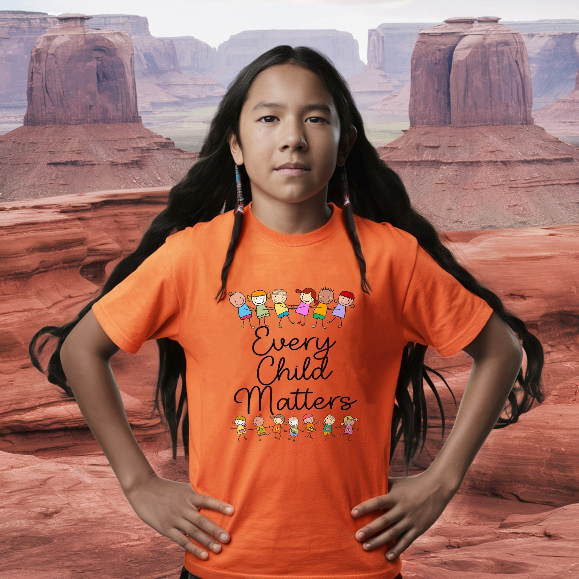Every Child Matters Children Together For Orange Day Unisex T-shirt/Hoodie/Sweatshirt