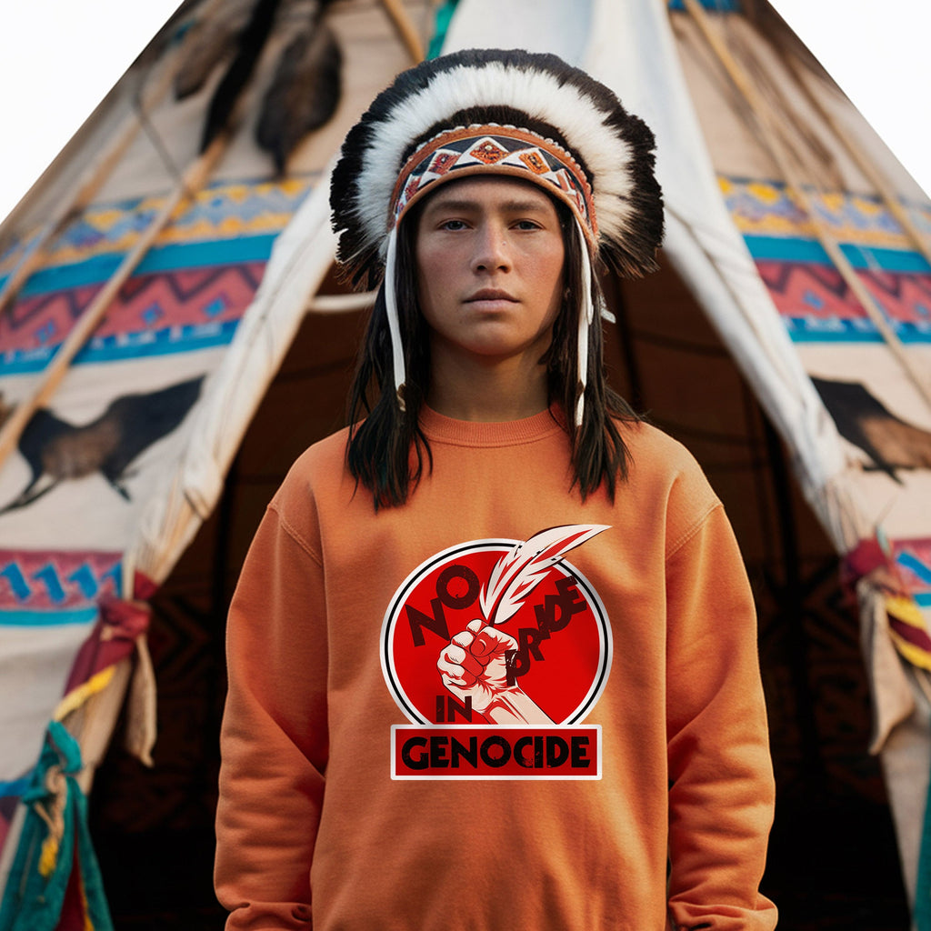 Every Child Matters No Pride In Genocide For Orange Shirt Day Unisex T-shirt/Hoodie/Sweatshirt