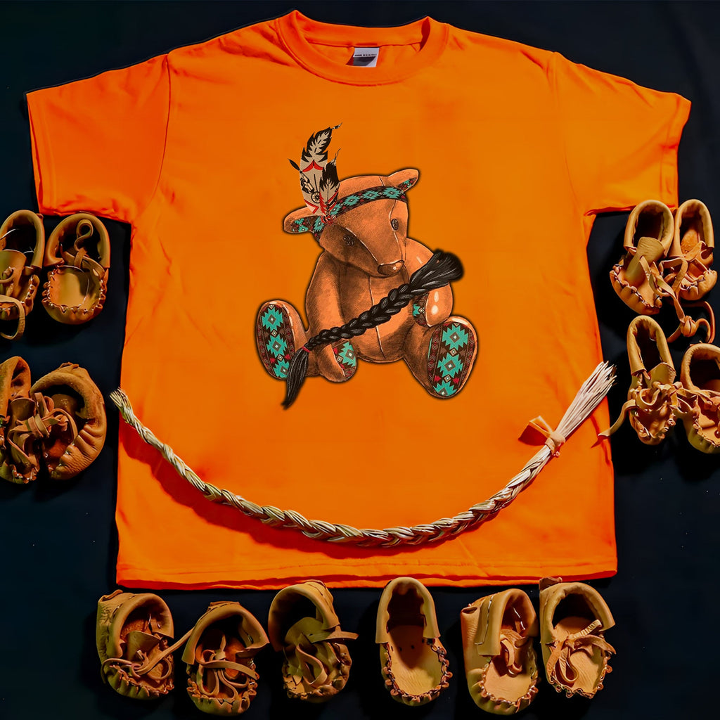 Every Child Matters Orange Bear Indigenous Unisex T-shirt/Hoodie/Sweatshirt