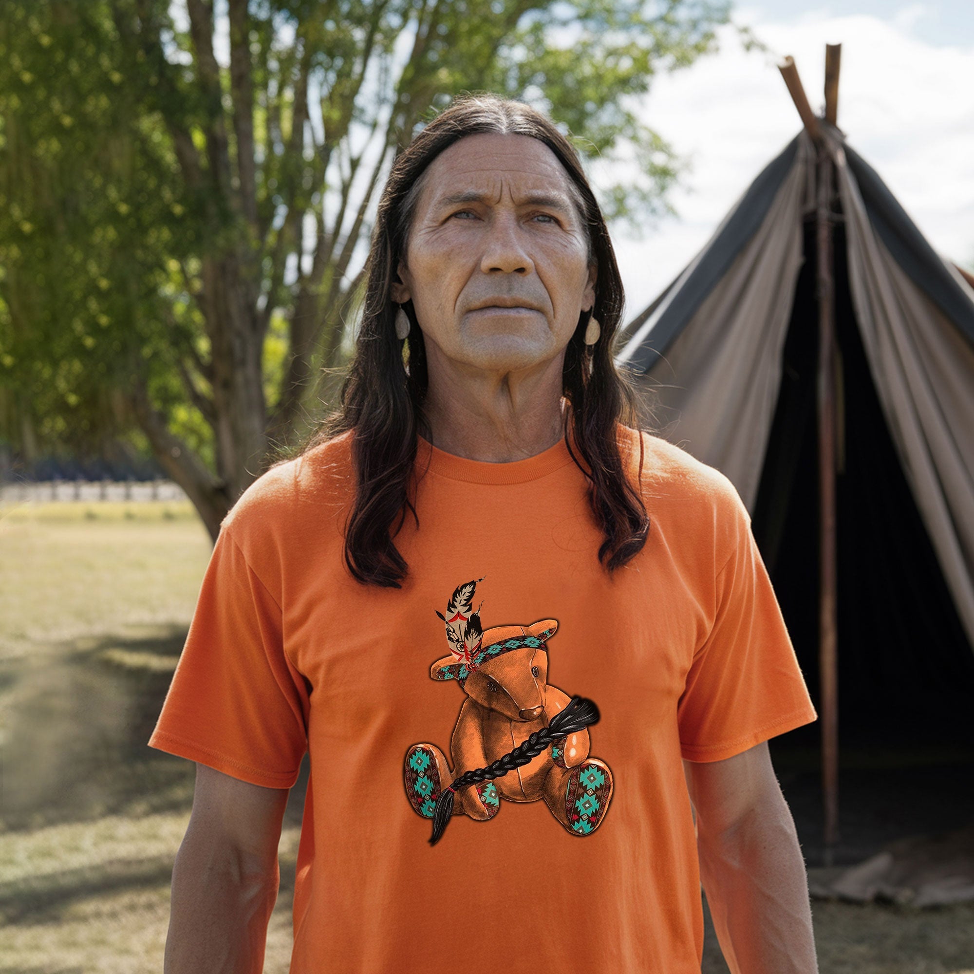 Every Child Matters Orange Bear Indigenous Unisex T-shirt/Hoodie/Sweatshirt