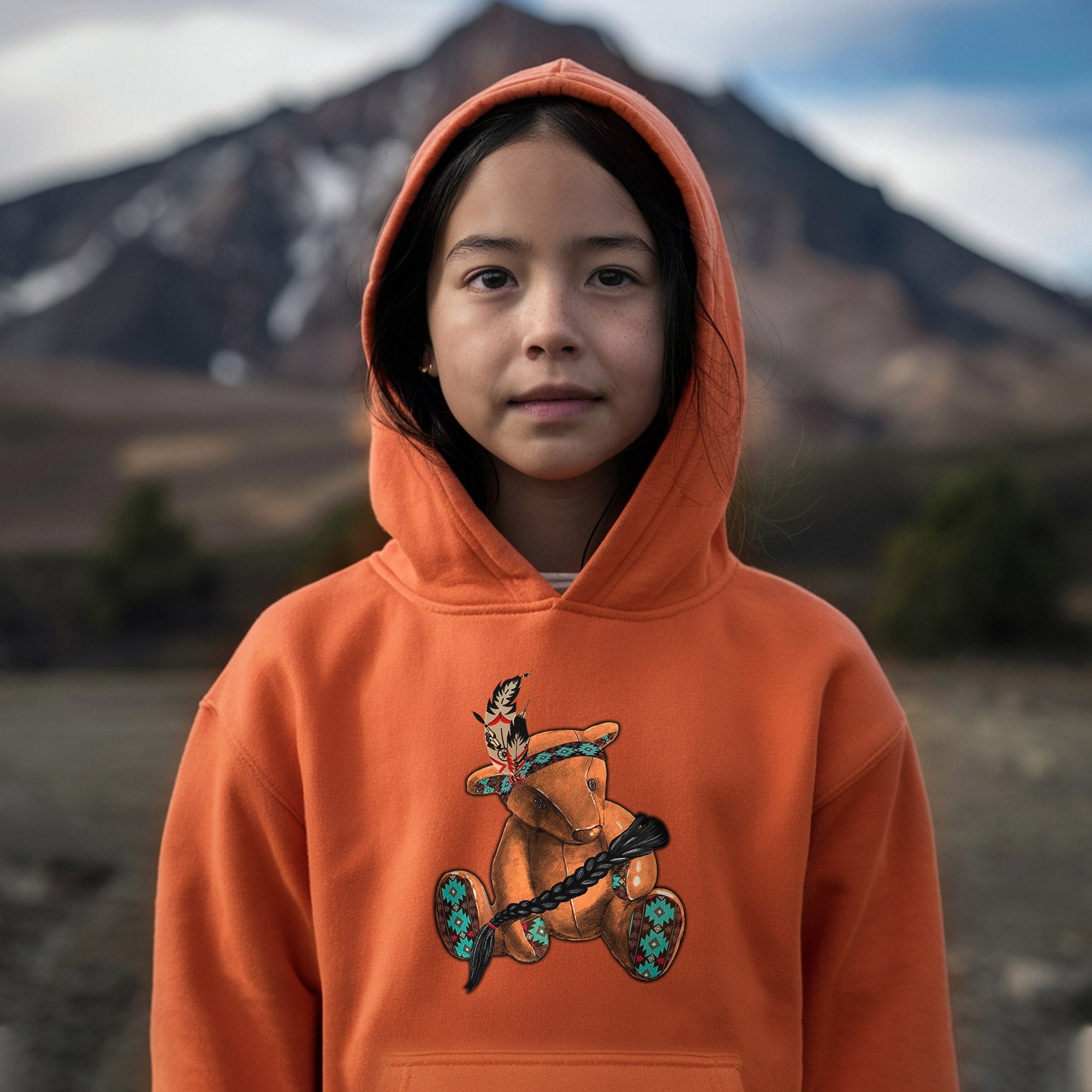 Every Child Matters Orange Bear Indigenous Unisex T-shirt/Hoodie/Sweatshirt