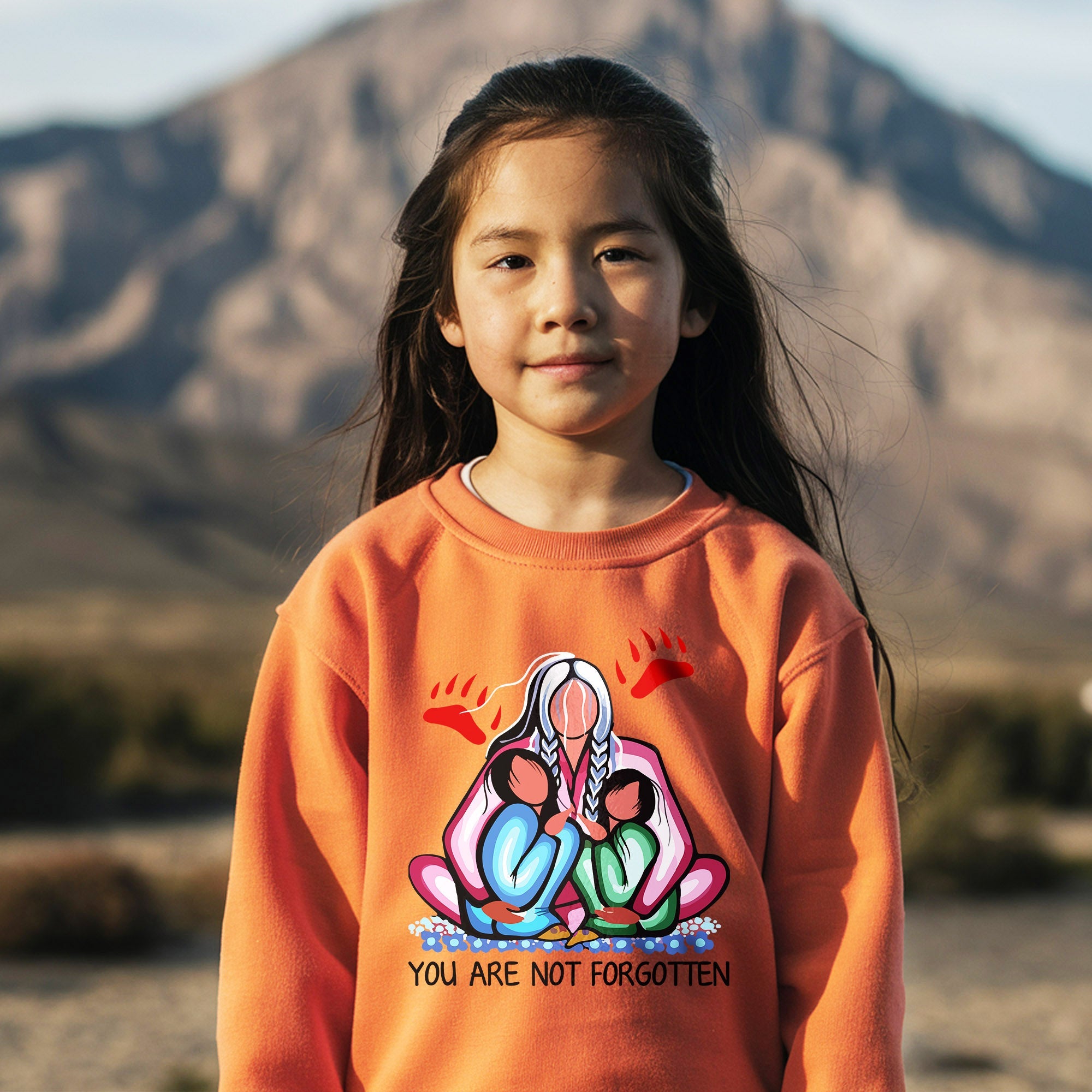 Every Child Matters Grandma With Grandniece You Are Not Forgotten Orange Shirt Day Unisex T-shirt/Hoodie/Sweatshirt