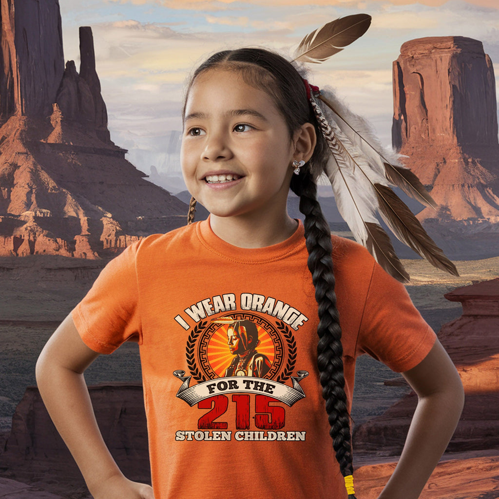 Every Child Matters I Wear Orange For The 215 Stolen Children Orange Day Unisex T-shirt/Hoodie/Sweatshirt