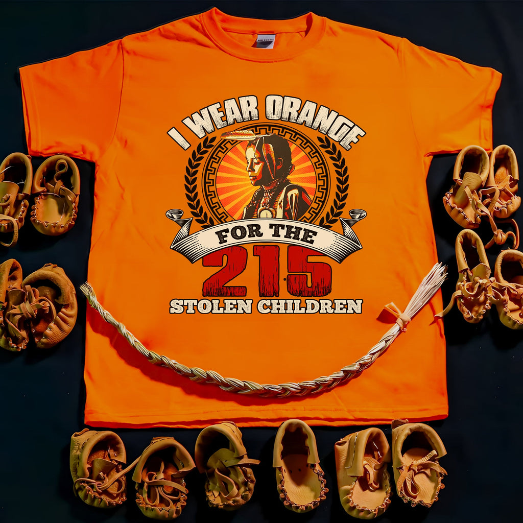 Every Child Matters I Wear Orange For The 215 Stolen Children Orange Day Unisex T-shirt/Hoodie/Sweatshirt