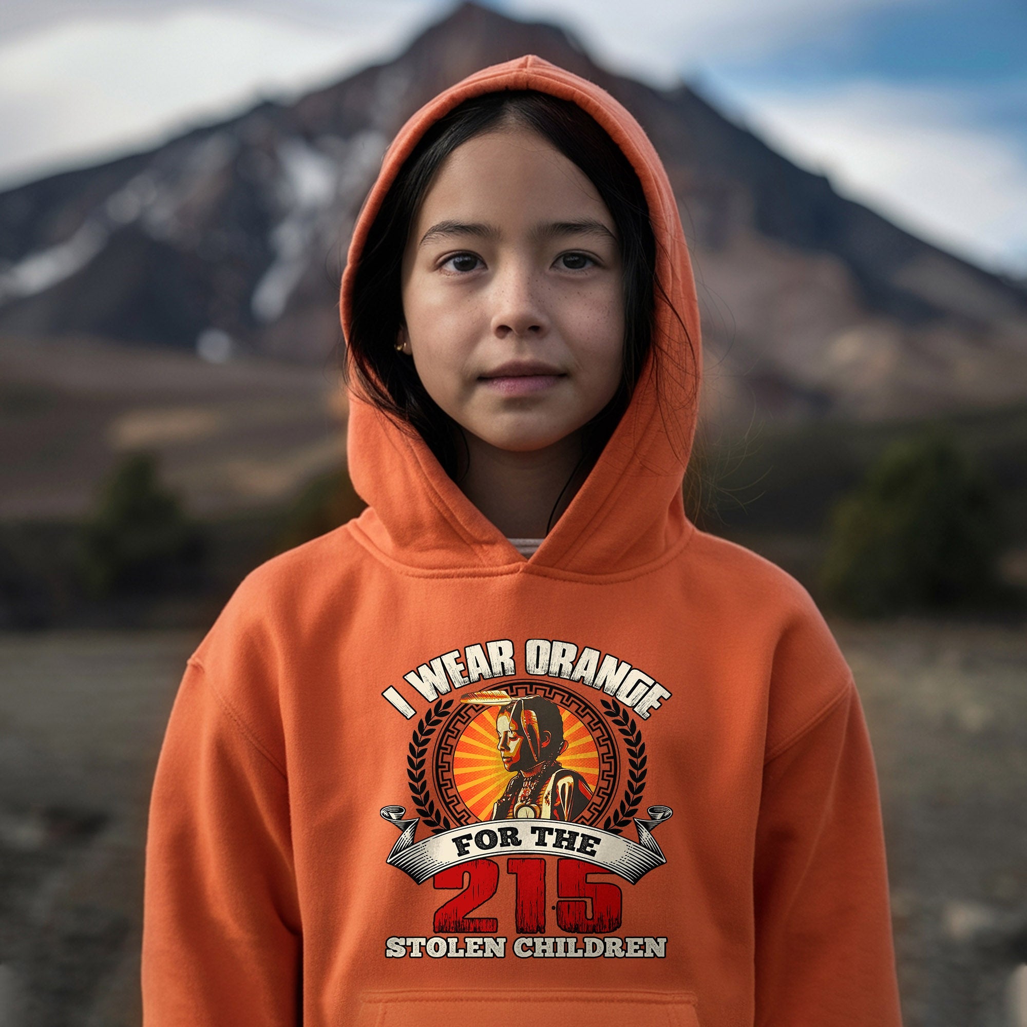 Every Child Matters I Wear Orange For The 215 Stolen Children Orange Day Unisex T-shirt/Hoodie/Sweatshirt