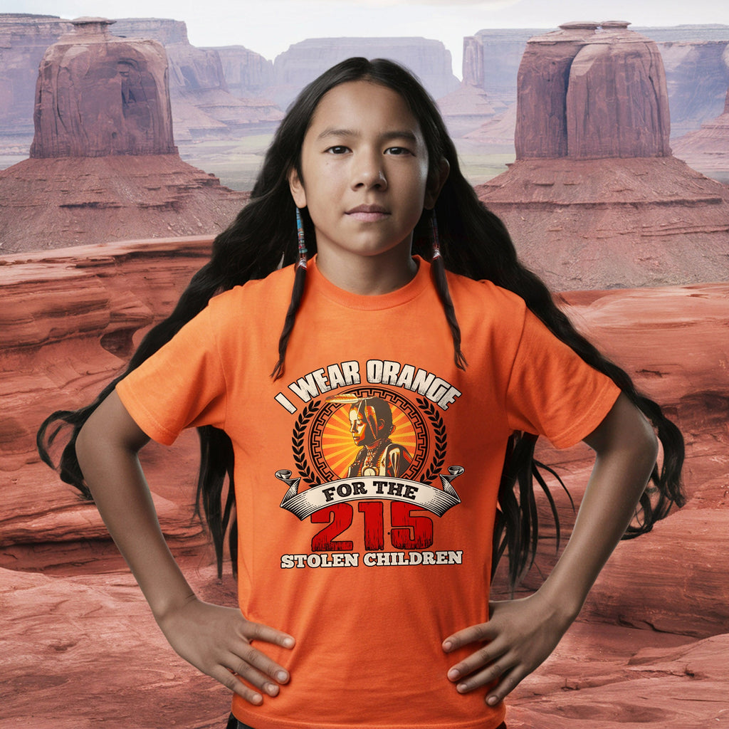 Every Child Matters I Wear Orange For The 215 Stolen Children Orange Day Unisex T-shirt/Hoodie/Sweatshirt
