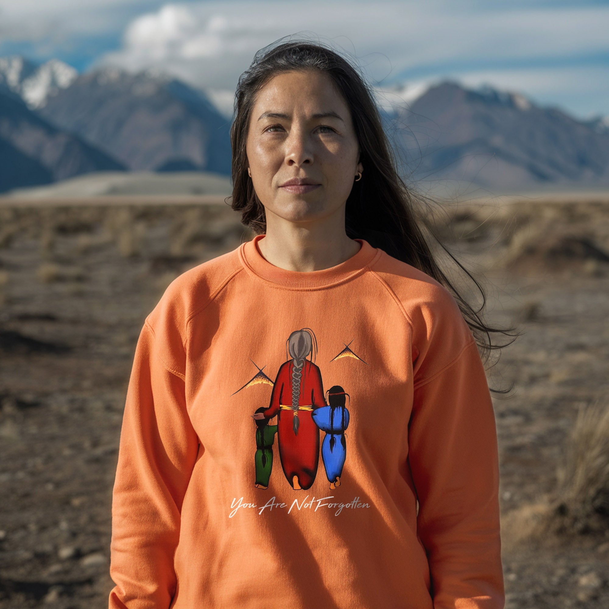 Every Child Matters You Are Not Forgotten Grandma With Grandniece Indigenous Unisex T-shirt/Hoodie/Sweatshirt