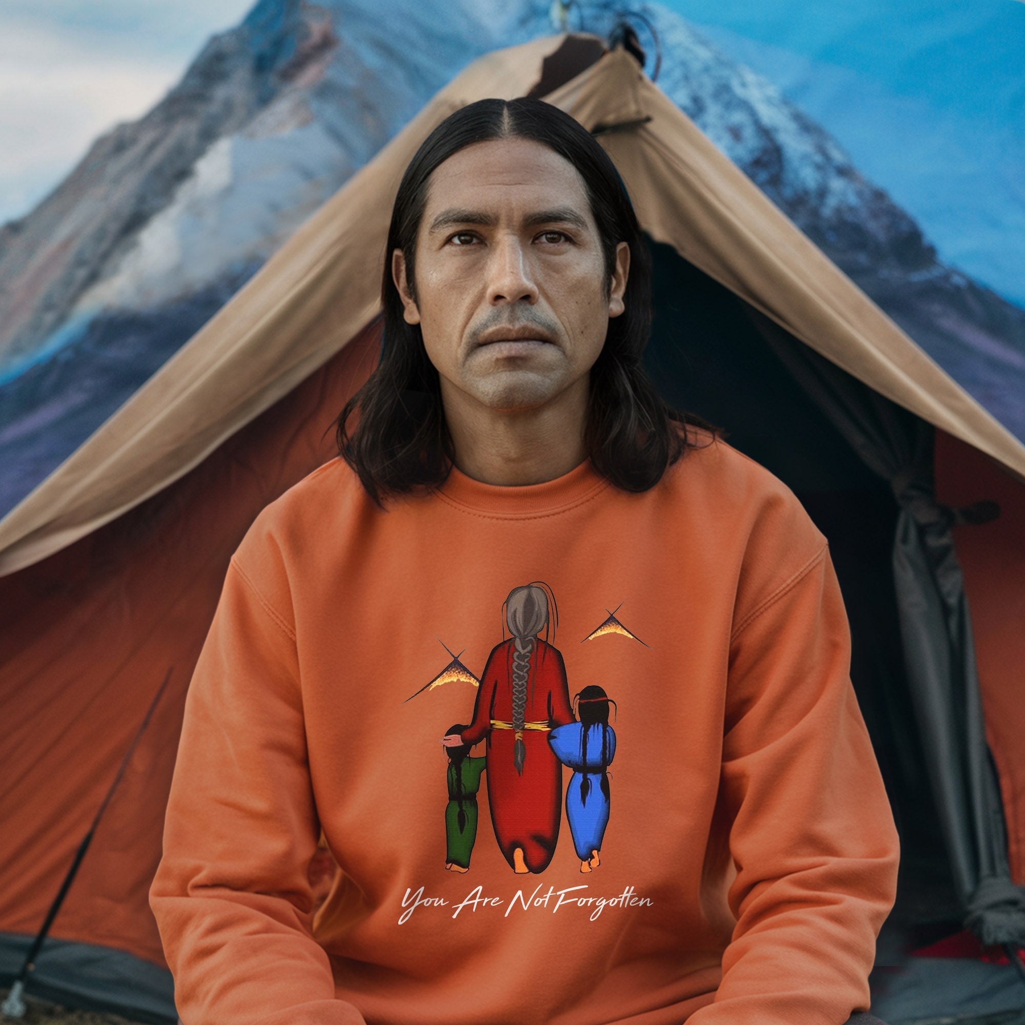 Every Child Matters You Are Not Forgotten Grandma With Grandniece Indigenous Unisex T-shirt/Hoodie/Sweatshirt