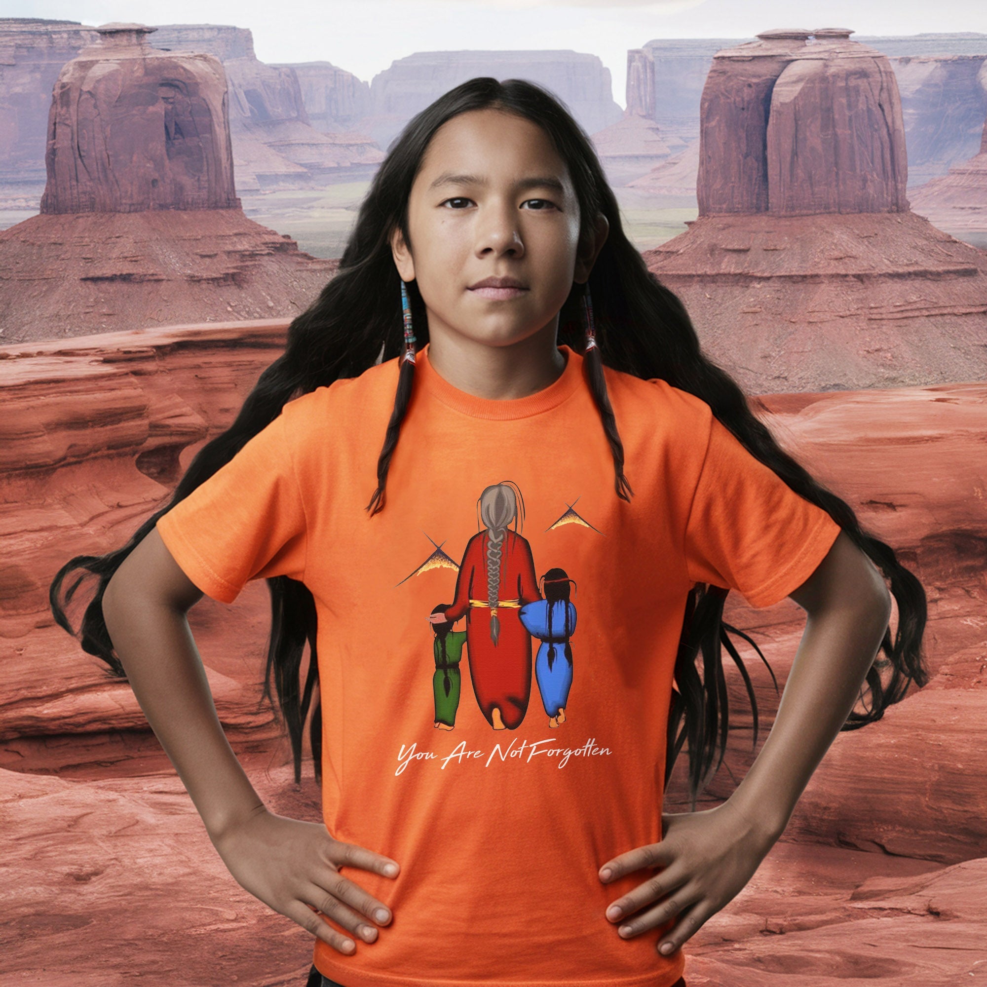 Every Child Matters You Are Not Forgotten Grandma With Grandniece Indigenous Unisex T-shirt/Hoodie/Sweatshirt