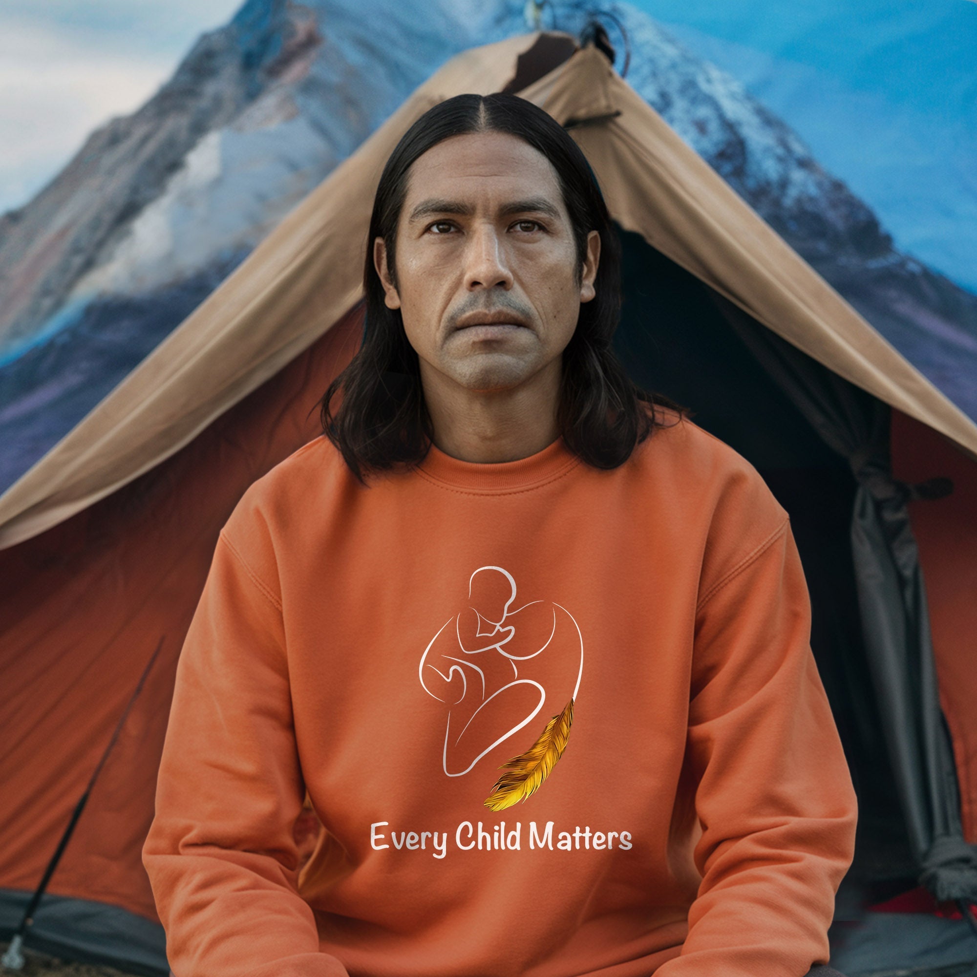 Every Child Matters Mother And Child For Orange Shirt Day Unisex T-shirt/Hoodie/Sweatshirt 291