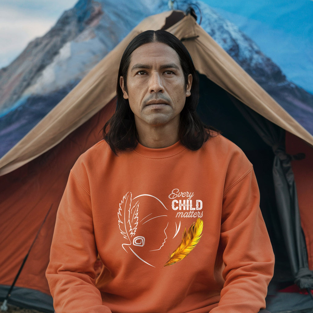 Every Child Matters Native Feather For Orange Shirt Day Unisex T-shirt/Hoodie/Sweatshirt 290