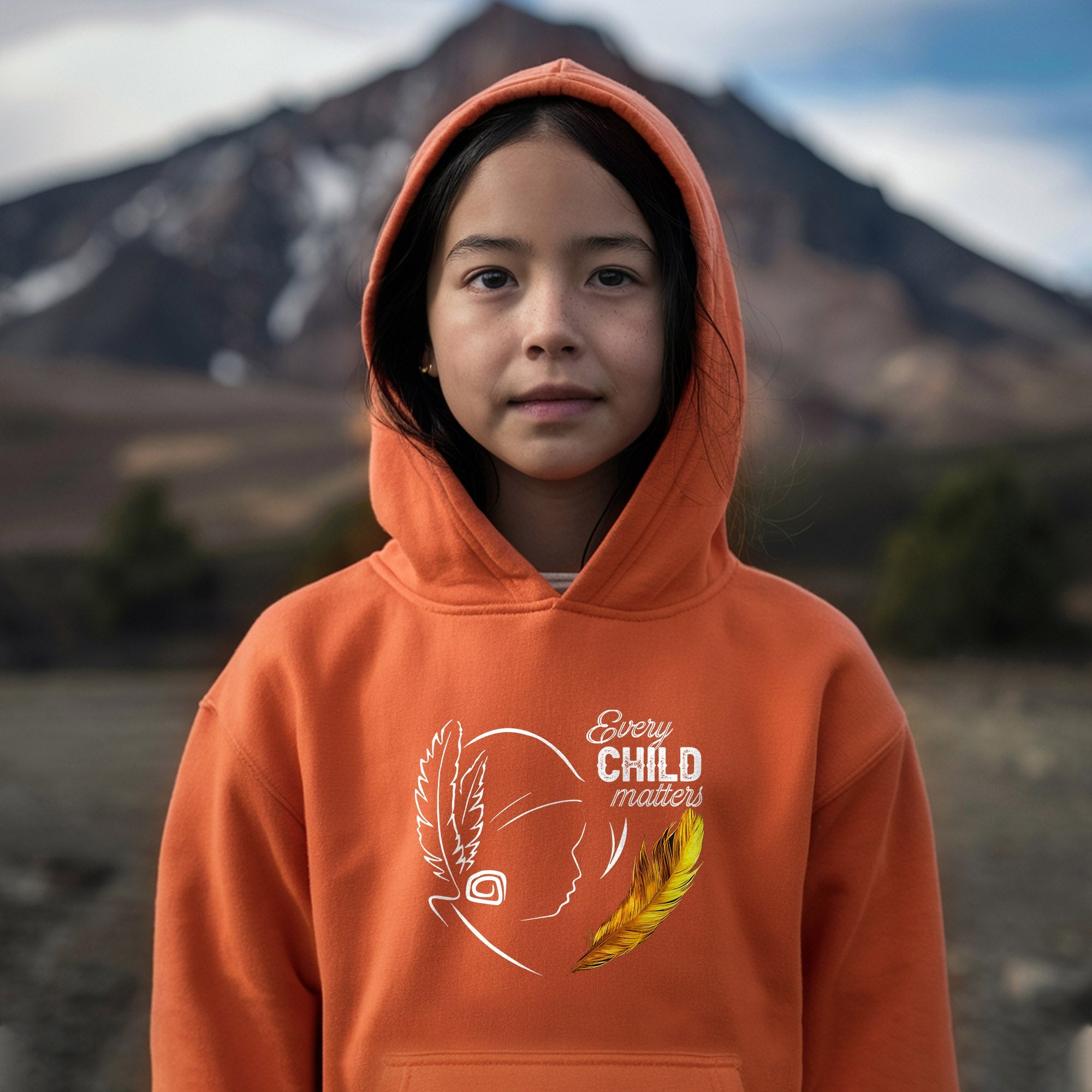 Every Child Matters Native Feather For Orange Shirt Day Unisex T-shirt/Hoodie/Sweatshirt 290