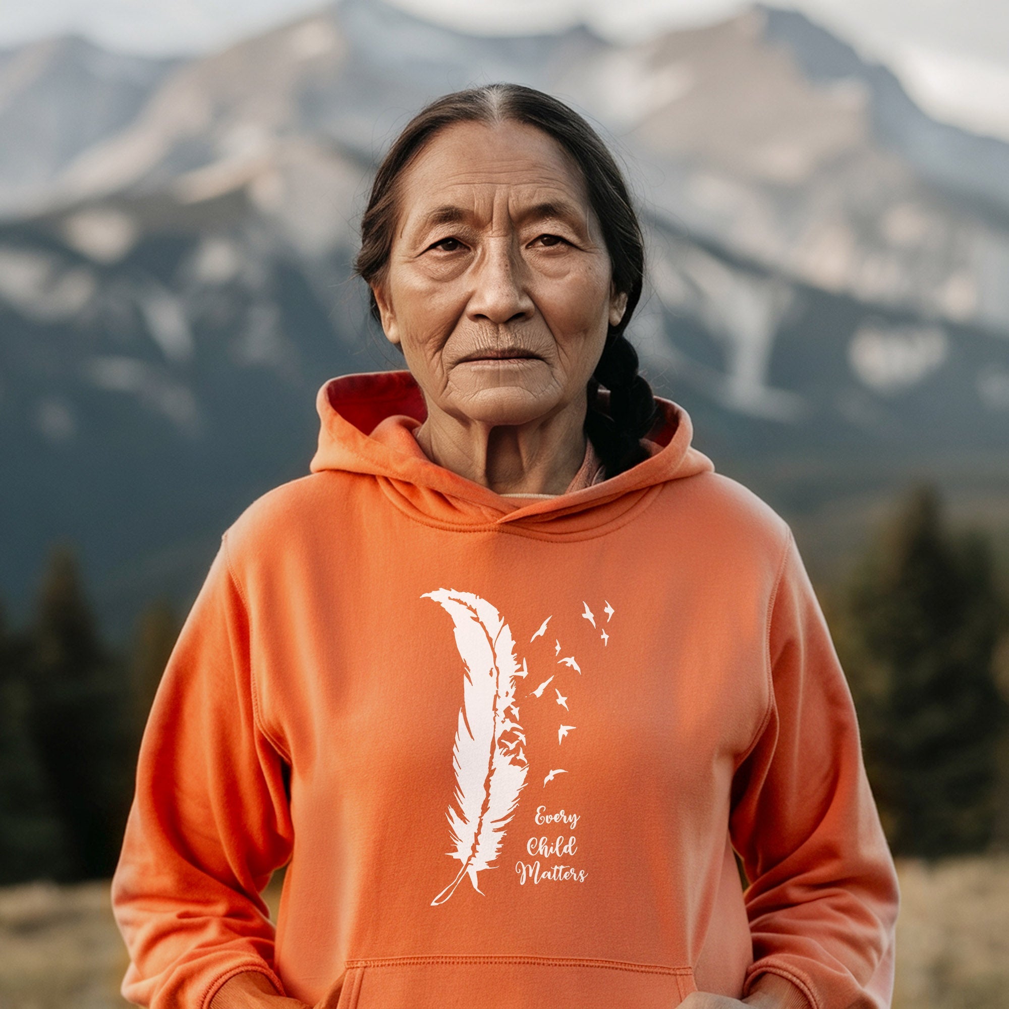 Every Child Matters Bird Feather For Orange Shirt Day Unisex T-shirt/Hoodie/Sweatshirt 296