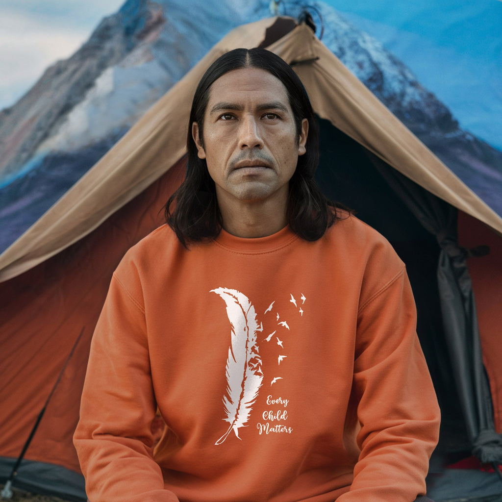Every Child Matters Bird Feather For Orange Shirt Day Unisex T-shirt/Hoodie/Sweatshirt 296
