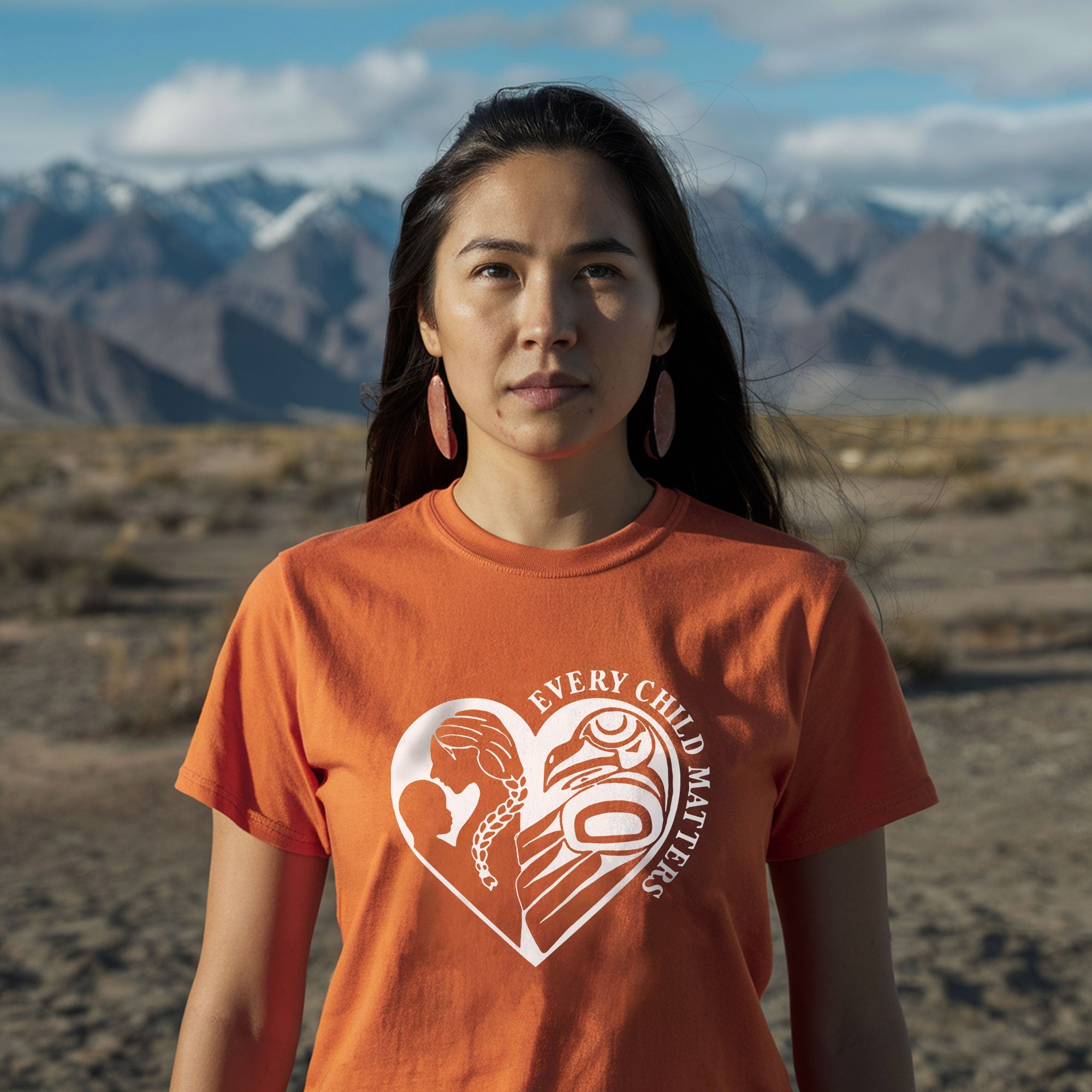 Every Child Matters Mother And Child For Orange Shirt Day Unisex T-shirt/Hoodie/Sweatshirt 295