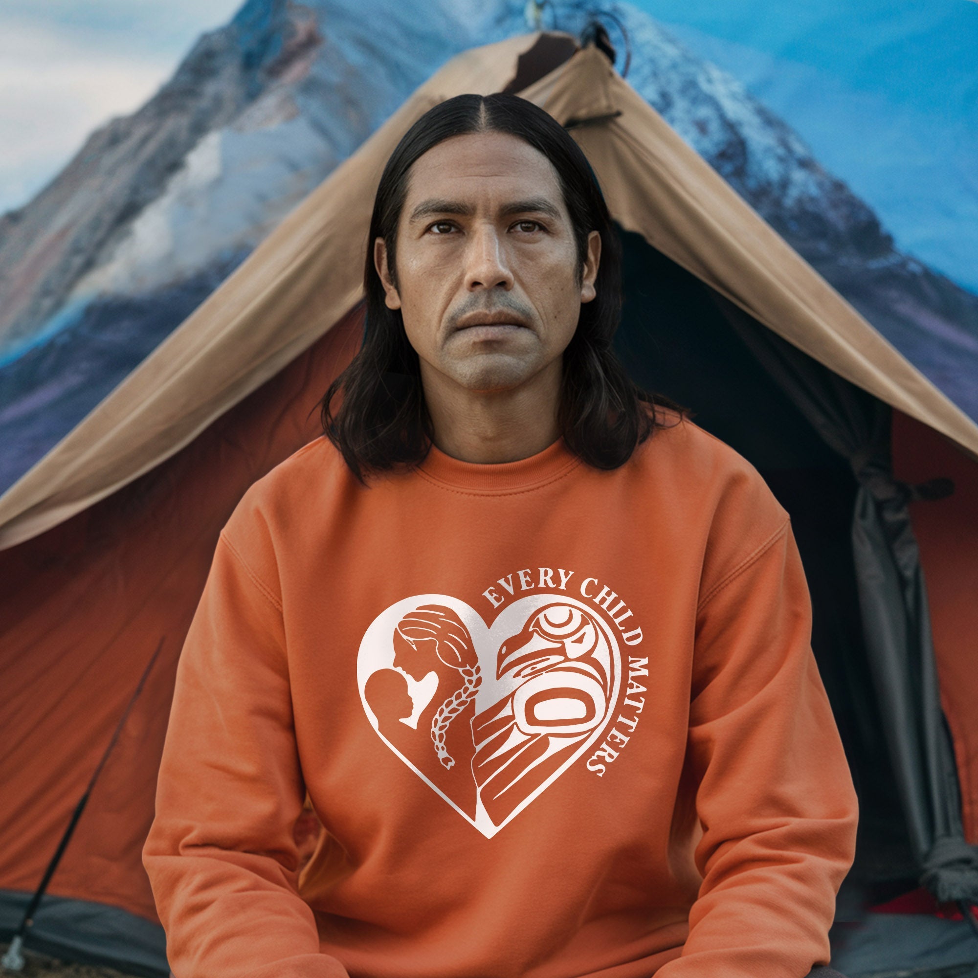 Every Child Matters Mother And Child For Orange Shirt Day Unisex T-shirt/Hoodie/Sweatshirt 295