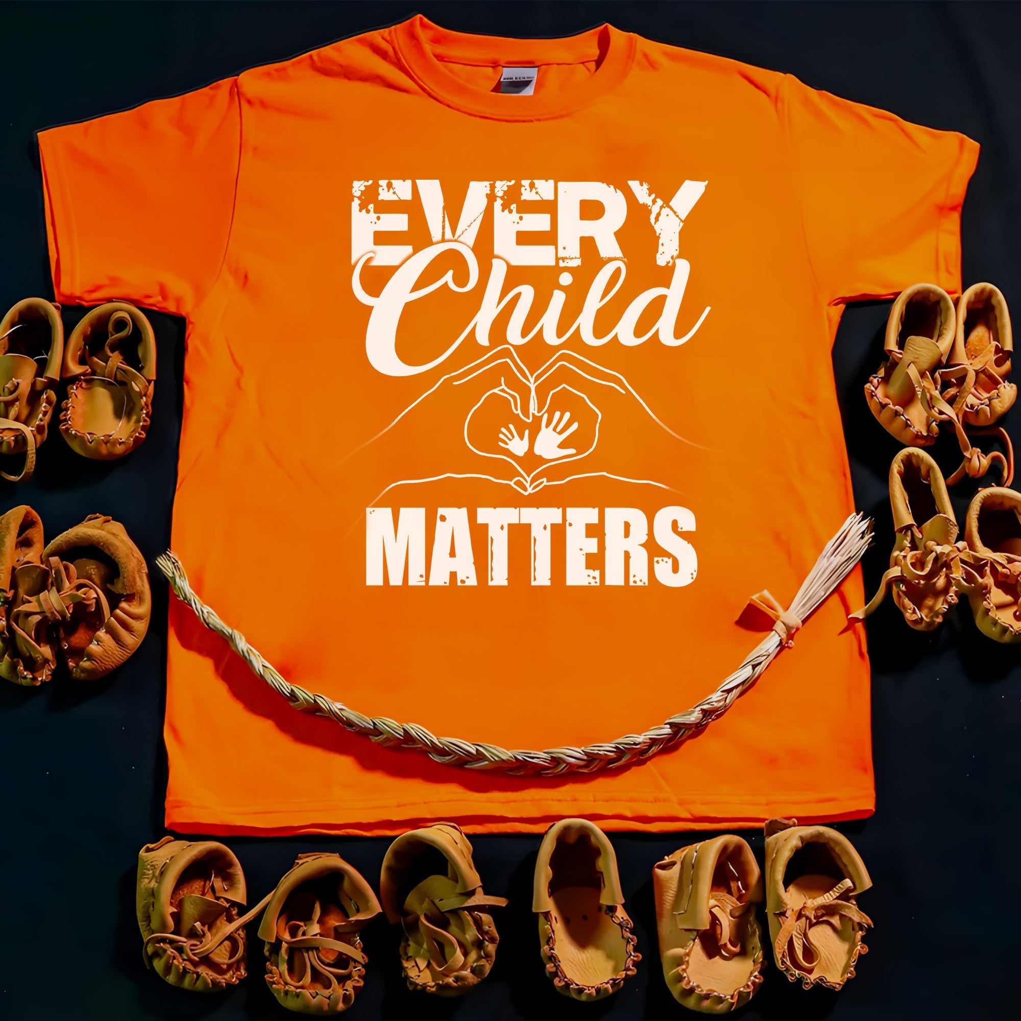 Every Child Matters Love Hands For Orange Shirt Day Unisex T-shirt/Hoodie/Sweatshirt 266