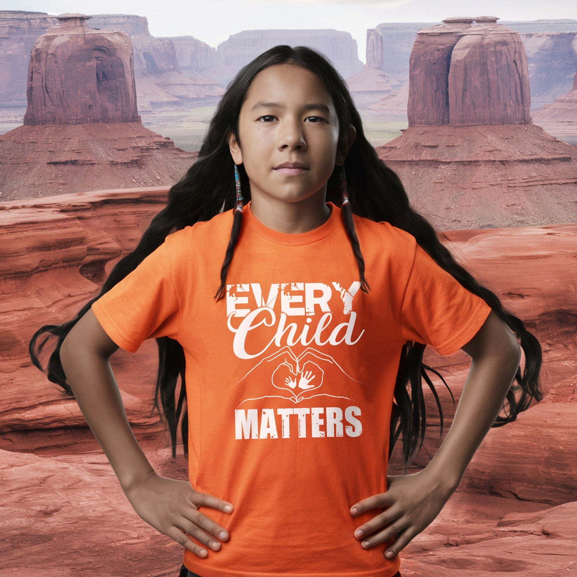 Every Child Matters Love Hands For Orange Shirt Day Unisex T-shirt/Hoodie/Sweatshirt 266