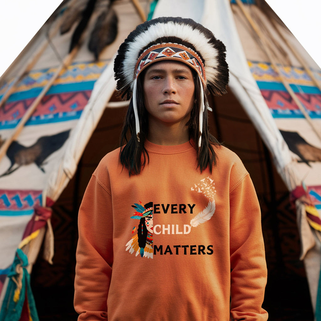 Every Child Matters Native Woman For Orange Shirt Day Unisex T-shirt/Hoodie/Sweatshirt 268