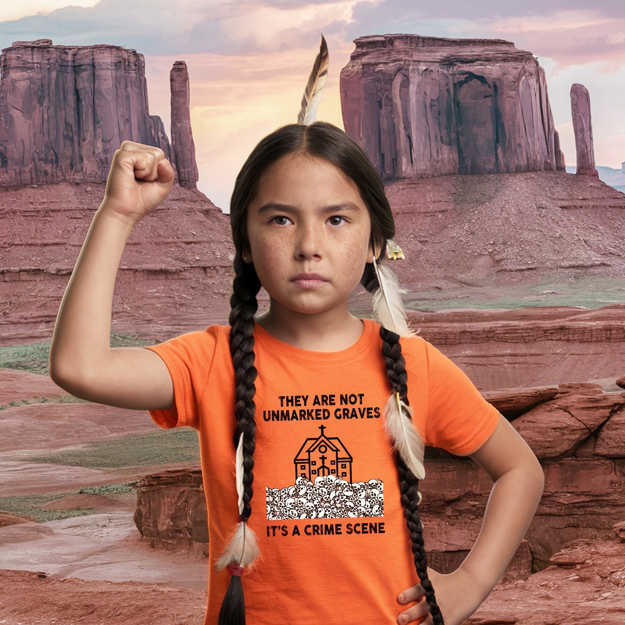 Every Child Matters Crime Scene For Orange Shirt Day Unisex T-shirt/Hoodie/Sweatshirt 270