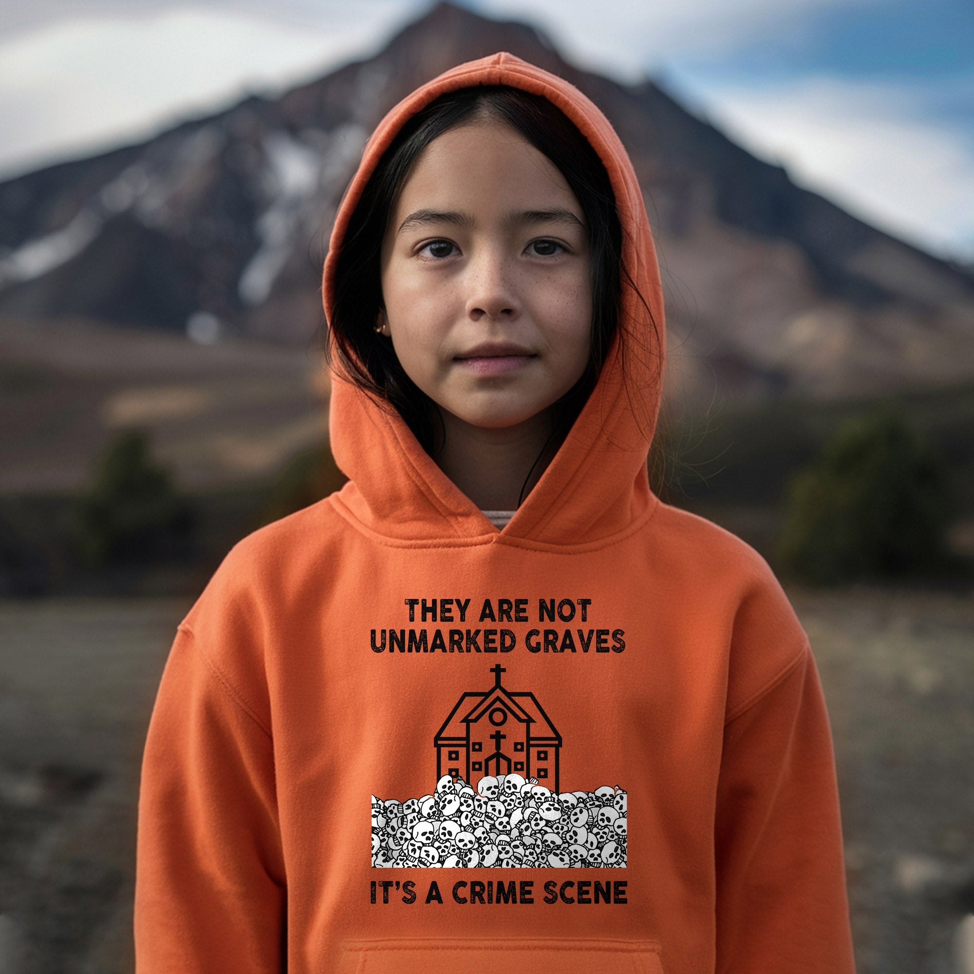 Every Child Matters Crime Scene For Orange Shirt Day Unisex T-shirt/Hoodie/Sweatshirt 270