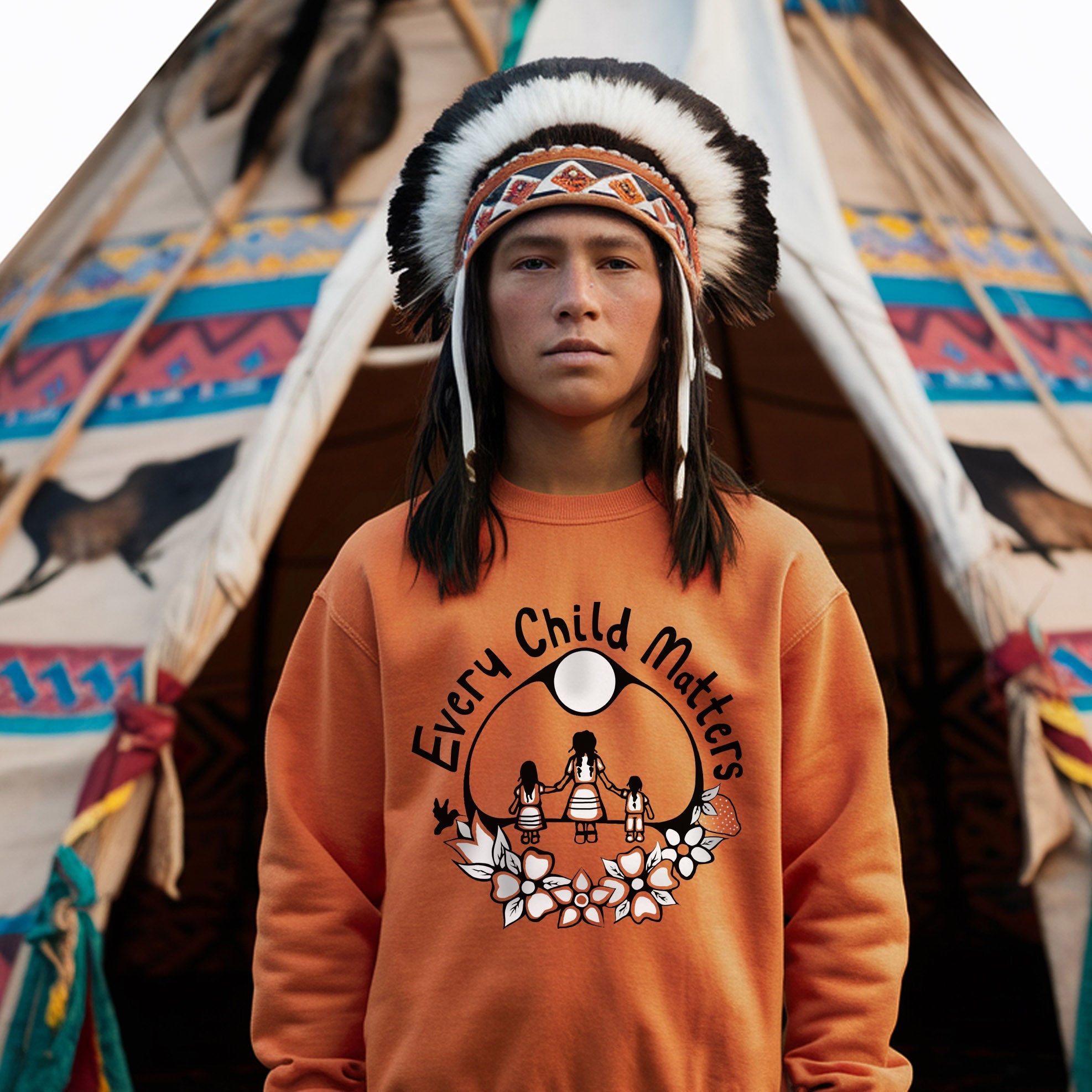 Every Child Matters Native Children For Orange Shirt Day Unisex T-shirt/Hoodie/Sweatshirt 288