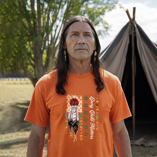 Every Child Matters Feathers For Orange Shirt Day Unisex T-shirt/Hoodie/Sweatshirt 289