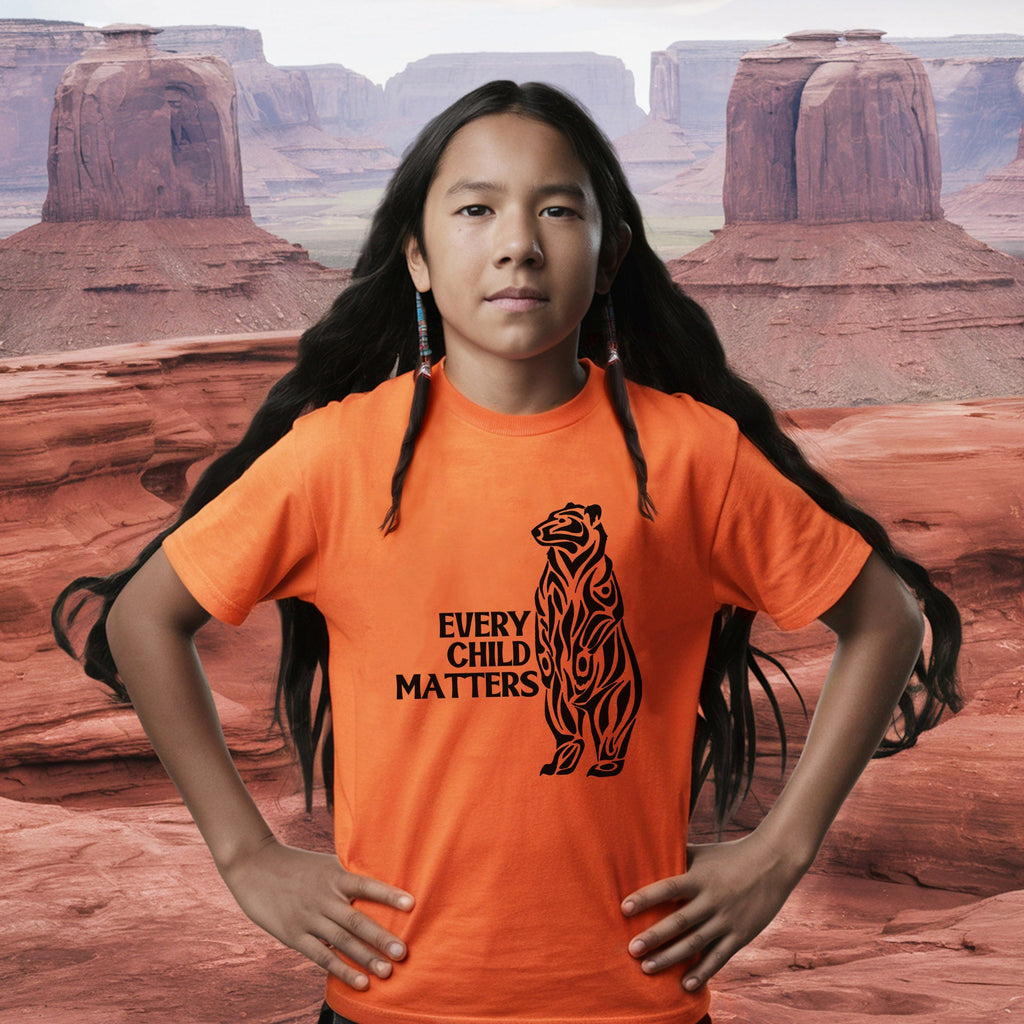 Every Child Matters Black Bear For Orange Day Unisex T-shirt/Hoodie/Sweatshirt