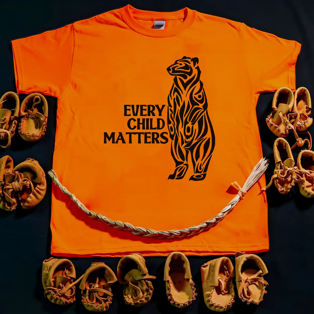 Every Child Matters Black Bear For Orange Day Unisex T-shirt/Hoodie/Sweatshirt