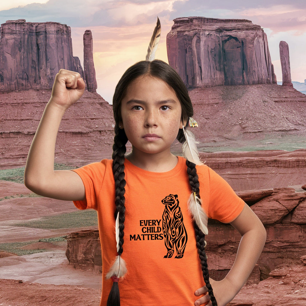 Every Child Matters Black Bear For Orange Day Unisex T-shirt/Hoodie/Sweatshirt