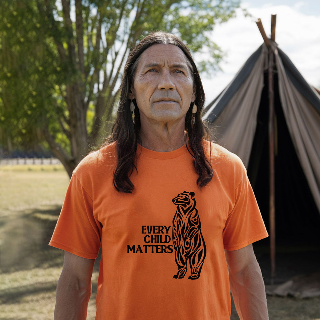 Every Child Matters Black Bear For Orange Day Unisex T-shirt/Hoodie/Sweatshirt