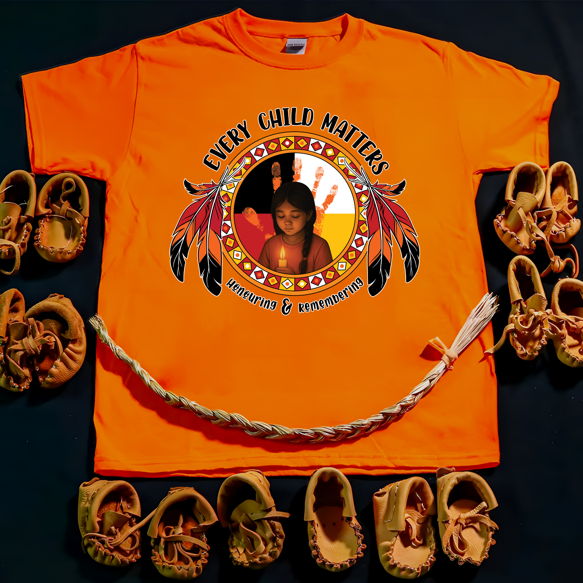 Remembering the Lost, Honouring the Survivors For Orange Shirt Day Unisex T-shirt/Hoodie/Sweatshirt 148