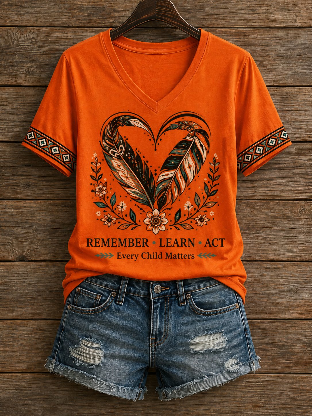 ❤️Buy 3 Get 20% Off❤️Women's National Day For Truth And Reconciliation Printed Top