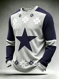 Men'S Retro Football Waffle T-Shirt