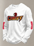 Men'S Football Printed Waffle T-Shirt