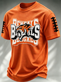 Men'S Football Fan Waffle T-Shirt