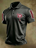 Men'S Retro Football Polo Shirt